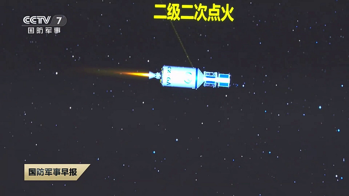 Data-driven renders of the Long March 6A Y10 launch mission with GuoWang satellites attached and being deployed.