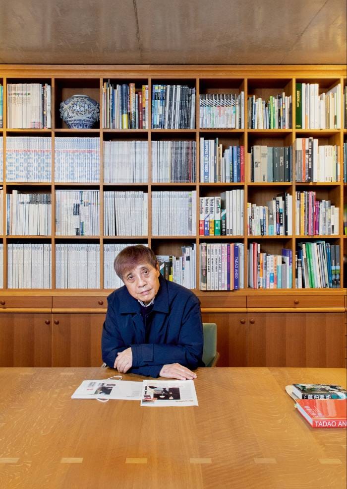 Ando in his atelier
