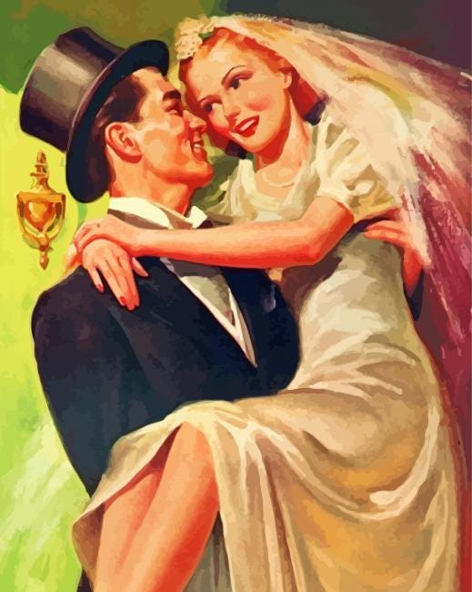 Vintage wedding cards, Wedding prints, Bridal art