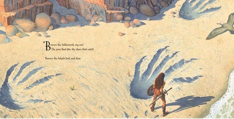 Gift Shop @ Jabberwock: Jabberwocky, Illustrated by Charles Santore