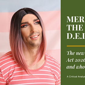 Merit Is Now The Law. D.E.I. Is Not