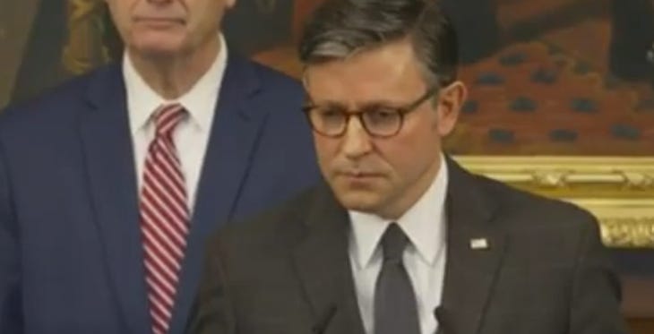 Christian Mike Johnson Admits That He Is Making American Families Suffer To Mess With Chuck Schumer