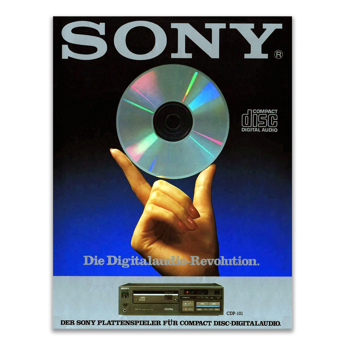 Sony Compact Disc Digital Audio advertisement (1982)