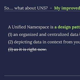 What I (don’t) like about UNS