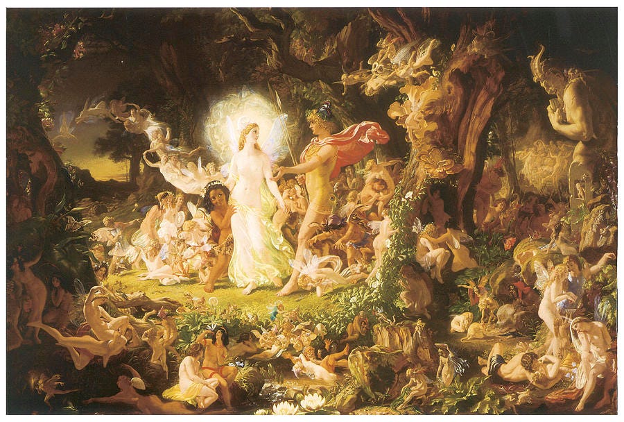 The Fey Court of Titania and Oberon