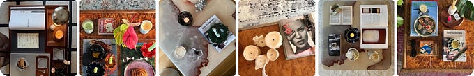 Kate Van Horn (@katevanhorn): "views from above: the coffee table