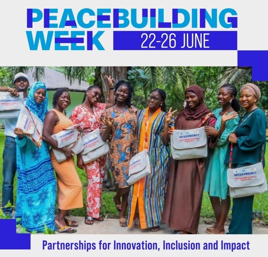 We join the United Nations in The Gambia and partners in celebrating Peacebuilding Week 2025 (22–26 June). Together, let us continue strengthening partnerships, promoting inclusion, and investing in peace for a more We join the United Nations in The Gambia and partners in celebrating Peacebuilding Week 2025 (22–26 June). Together, let us continue strengthening partnerships, promoting inclusion, and investing in peace for a more
