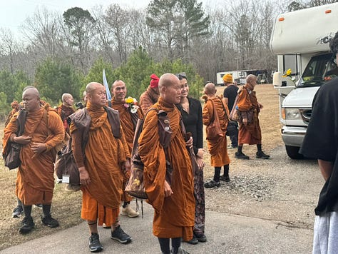 Pictures of the "Walk for Peace" stop in rural SC.