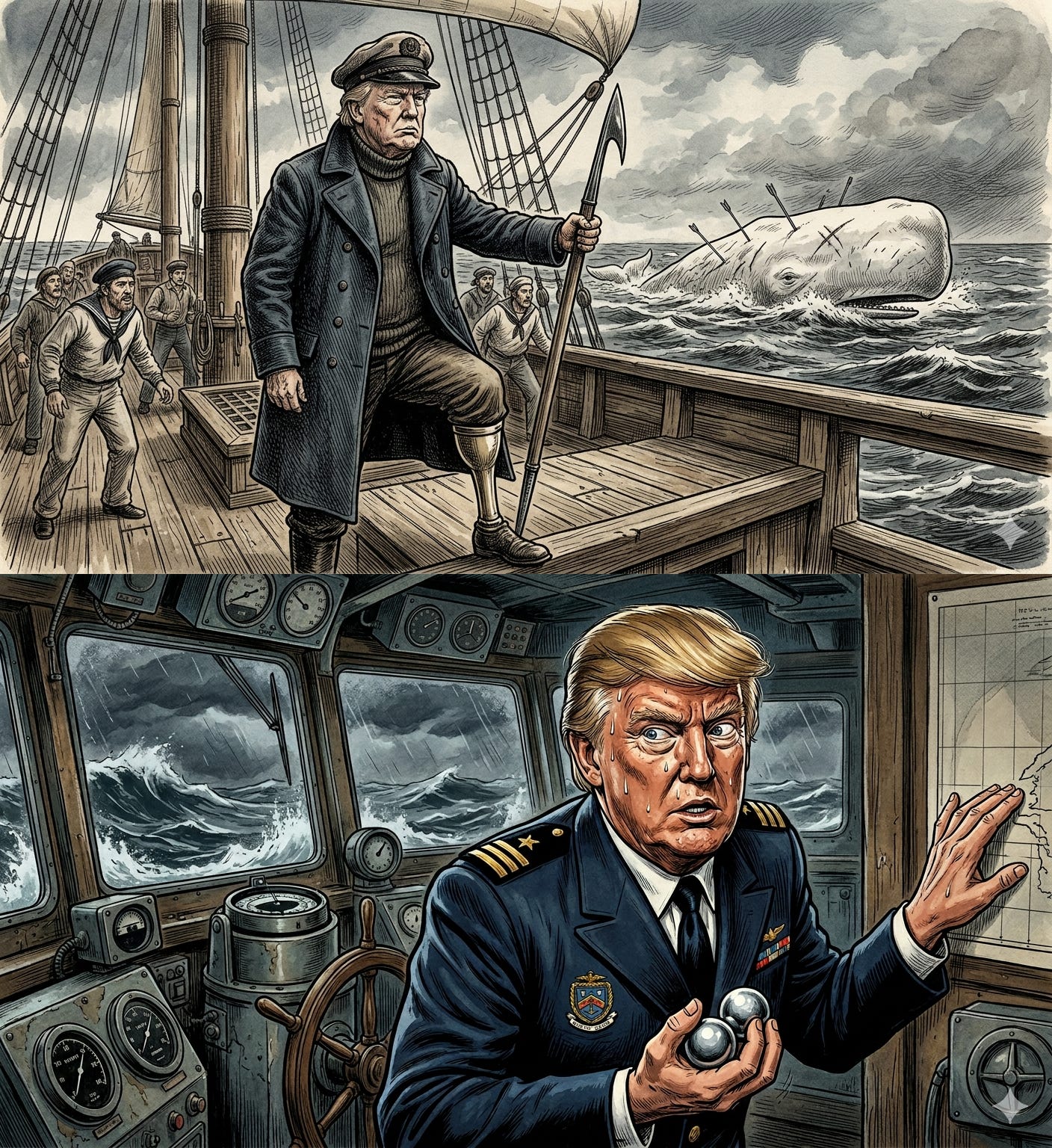 The Rallies Were Ahab. The White House Is the Caine.