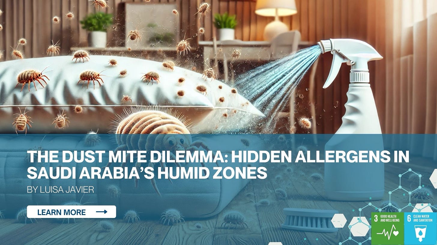 Close-up of dust mites causing allergic reactions in humid environments