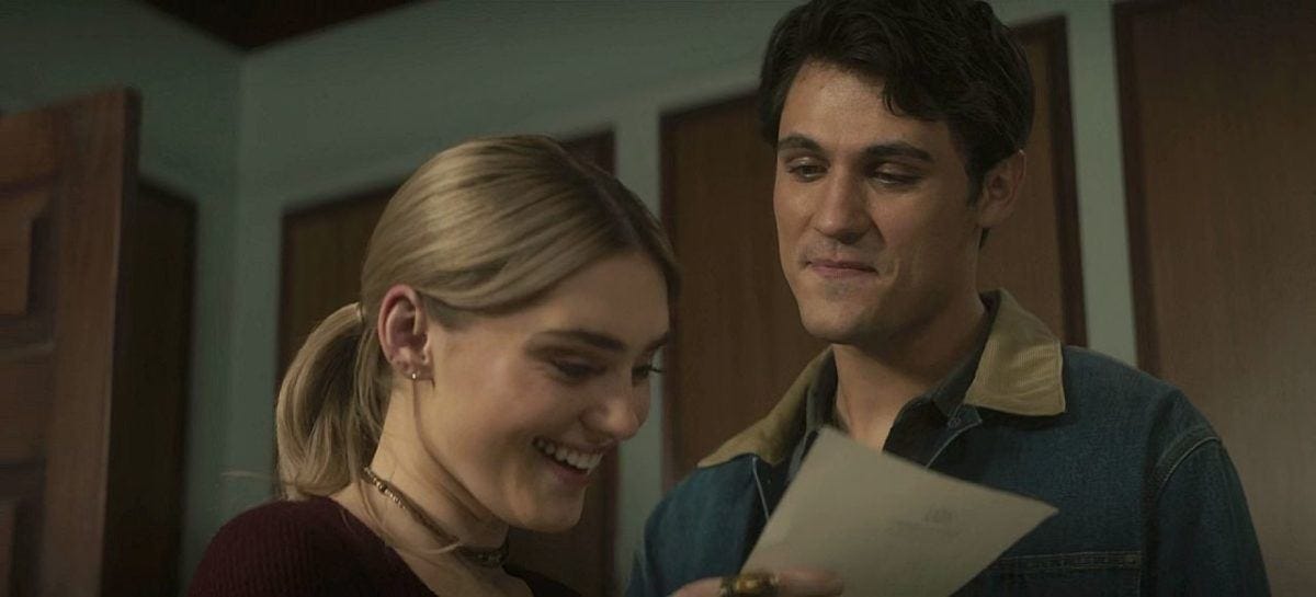 Drake Rodger looking gay faced at Meg Donnelly on The Winchesters set. Drake Rodger looking gay faced at Meg Donnelly on The Winchesters set.