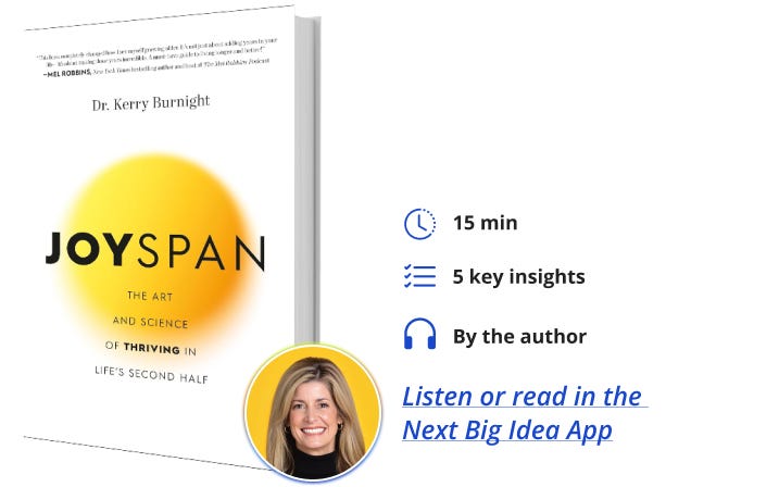 Joyspan Kerry Burnight Next Big Idea Club Book Bite