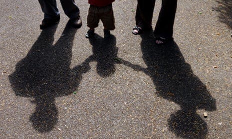 Family in shadow