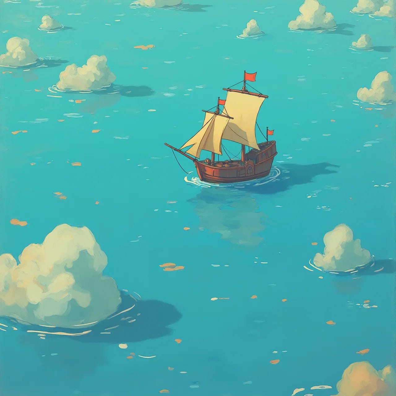 A Ship in the Middle of Nowhere