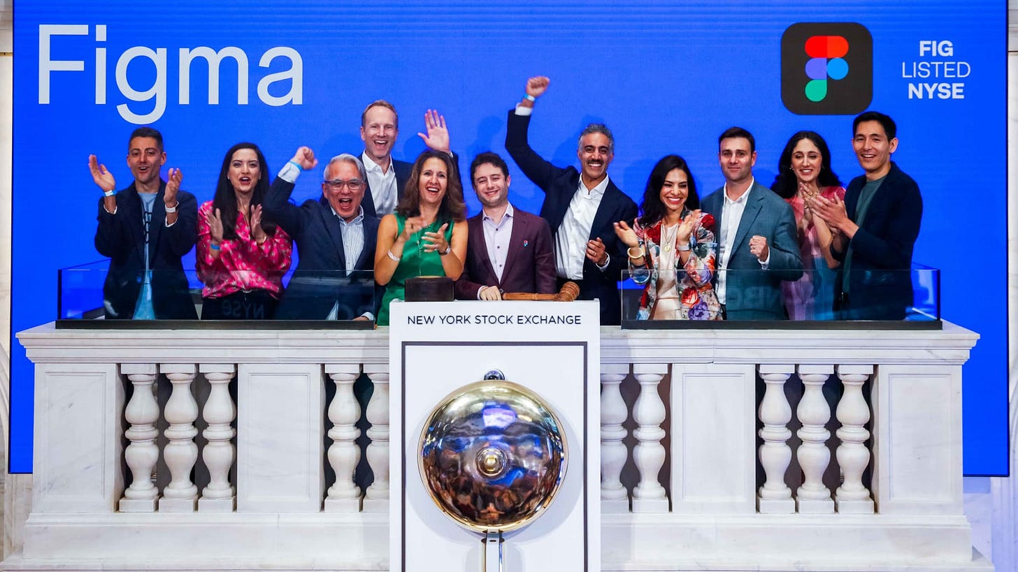 Figma celebrates its Initial Public Offering at the New York Stock Exchange on July 31, 2025. Figma celebrates its Initial Public Offering at the New York Stock Exchange on July 31, 2025.