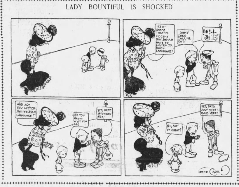 Lady Bountiful is Shocked