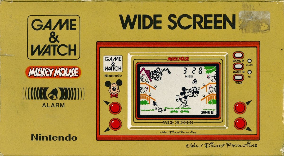 Front Cover for Game & Watch Wide Screen: Mickey Mouse (Dedicated handheld) Front Cover for Game & Watch Wide Screen: Mickey Mouse (Dedicated handheld)