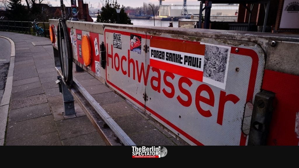 Hamburg has gates that close when the water level rises.
