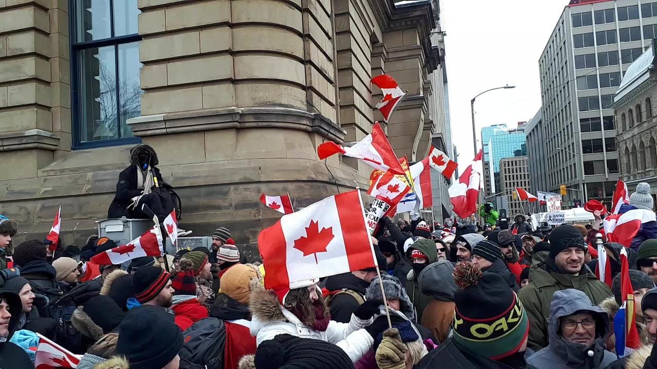 Ottawa Freedom Convoy 2022 - One News Page VIDEO