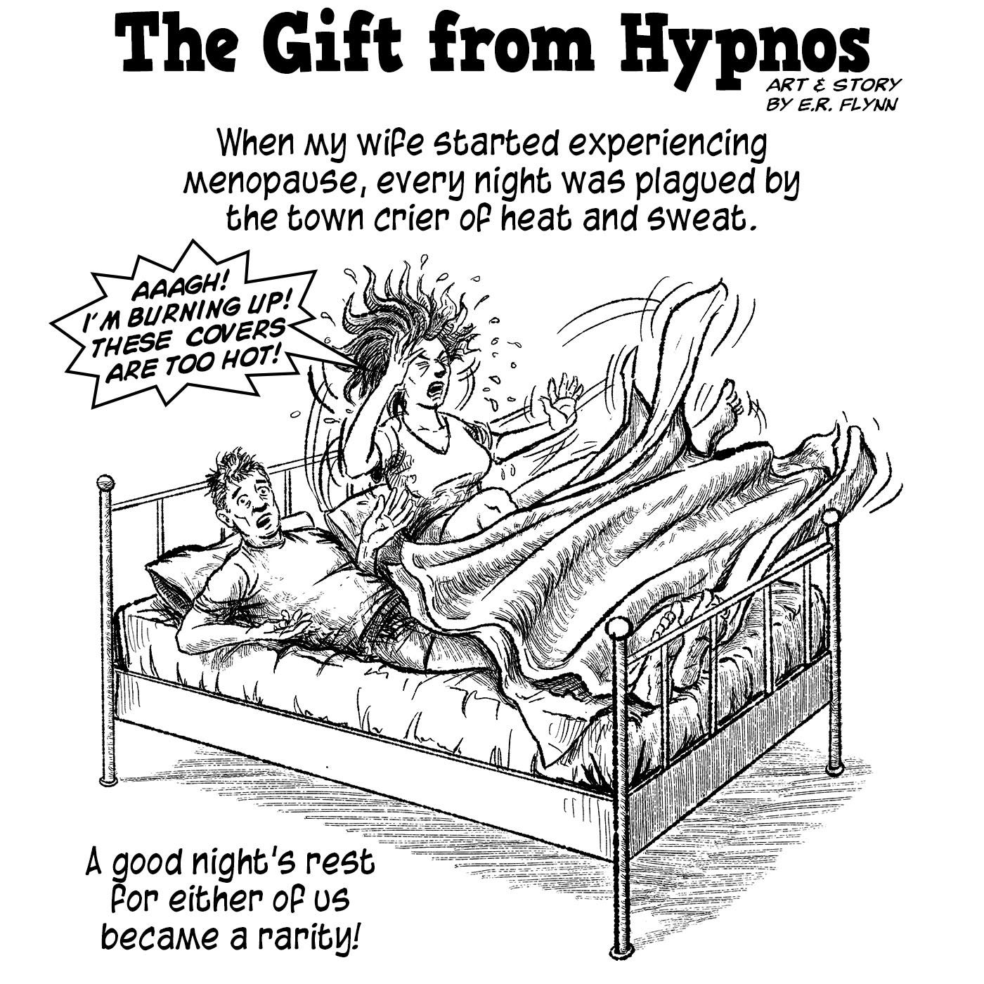 The Gift from Hypnos - page 1 of 8 comic by E.R. Flynn