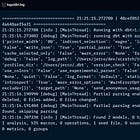 Interpreting logs and fixing common errors