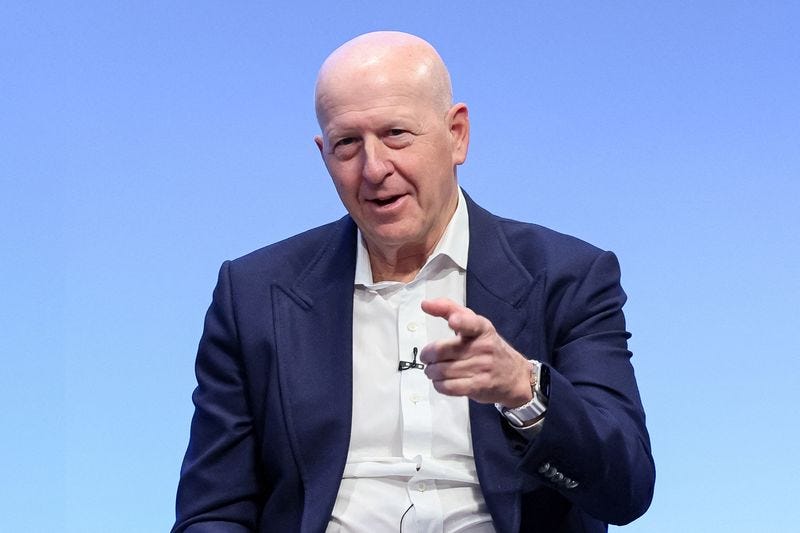 Goldman Sachs CEO Solomon sees robust capital markets next year, CNBC  reports By Reuters