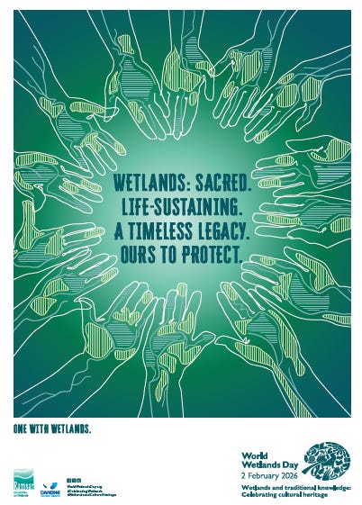 World Wetlands Day 2026 - by Lorna I. Harris PhD