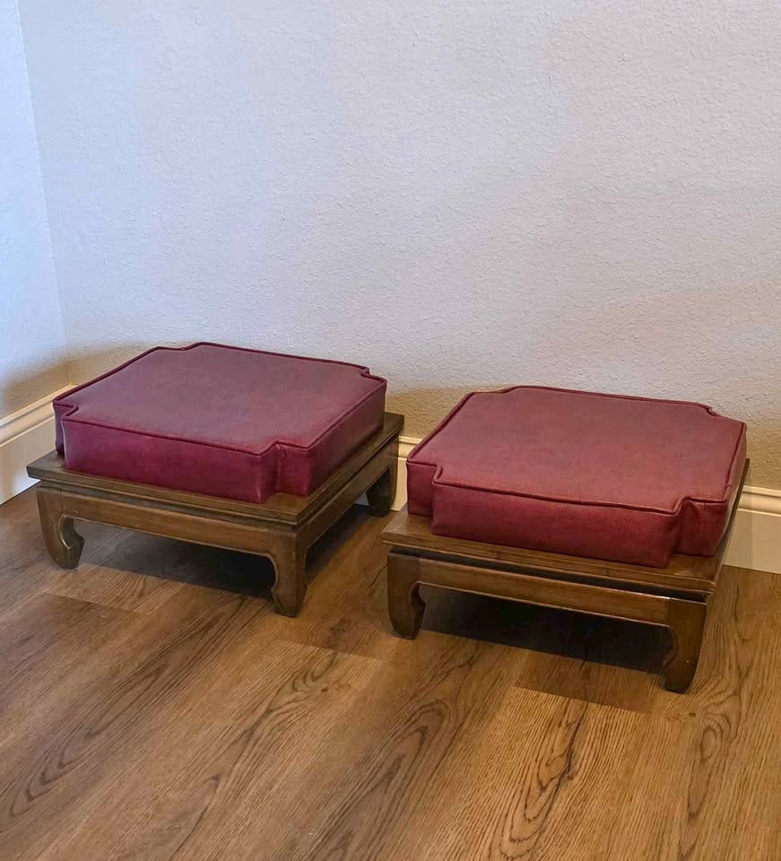 Product photo of Pair of Vincent Veh & Co Mandarin Stacking Stools,