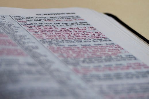 open bible