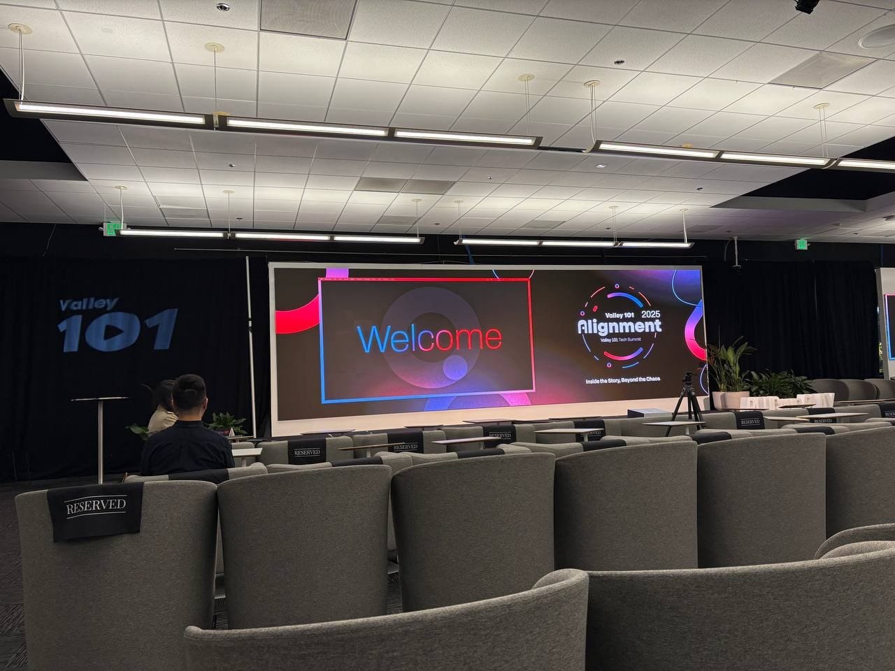 我們是第一個到會場的XD