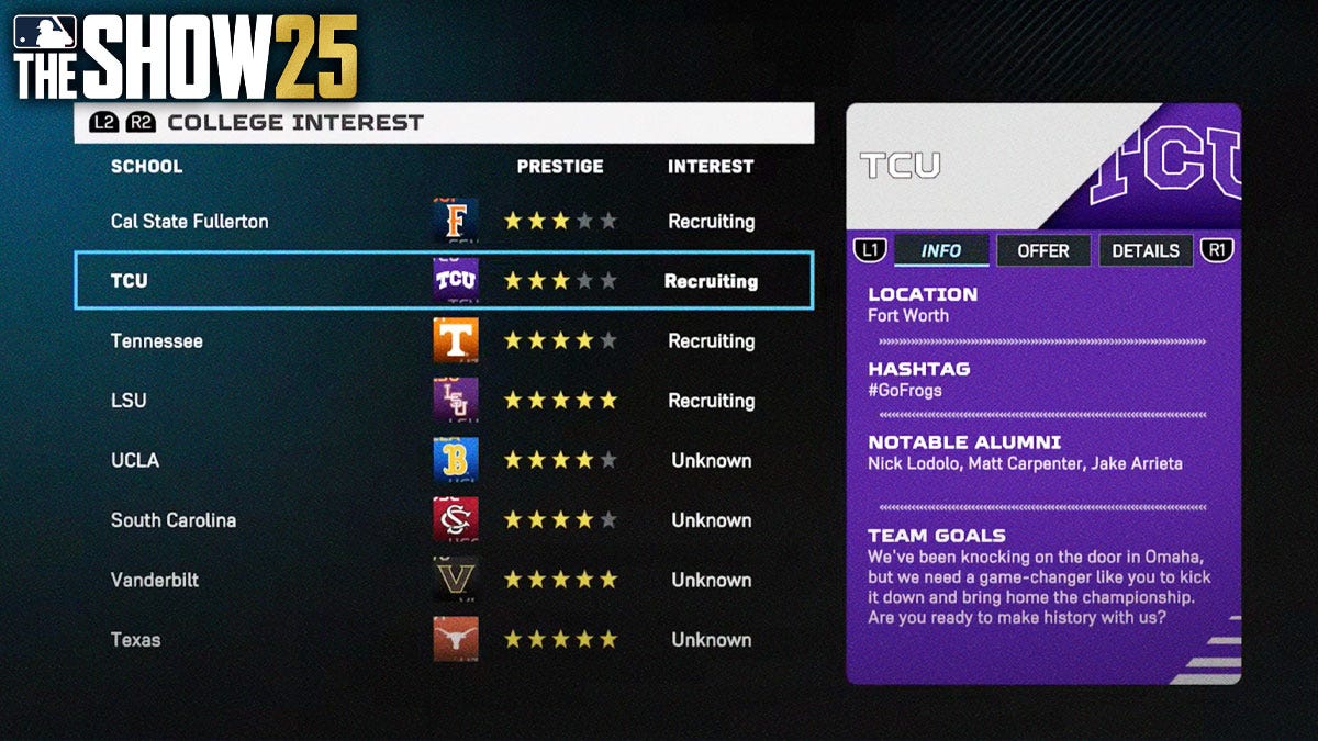 Which College Should You Play For In MLB The Show 25?