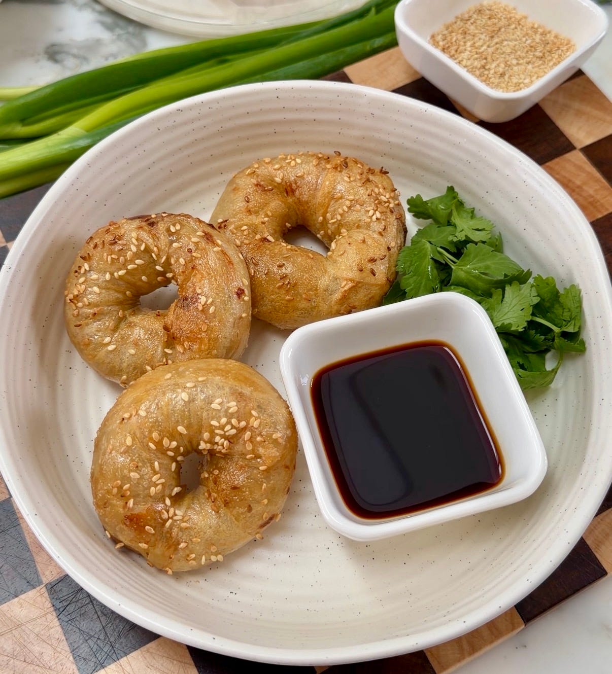 Nuts Rice Dumpling DAY 1: RICE PAPER DONUT DUMPLINGS 🥟 - Recipes by Victoria