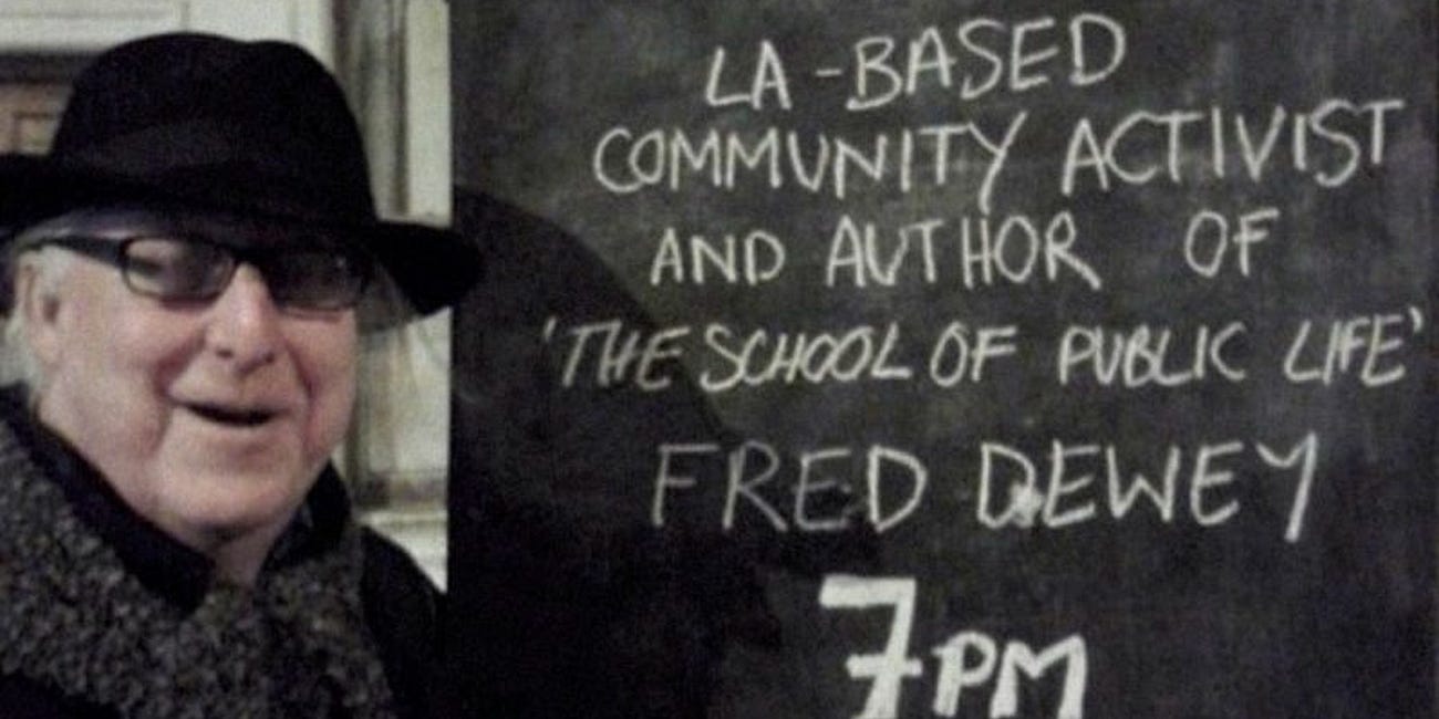 Episode #21: Fred Dewey on Recovering Public Life