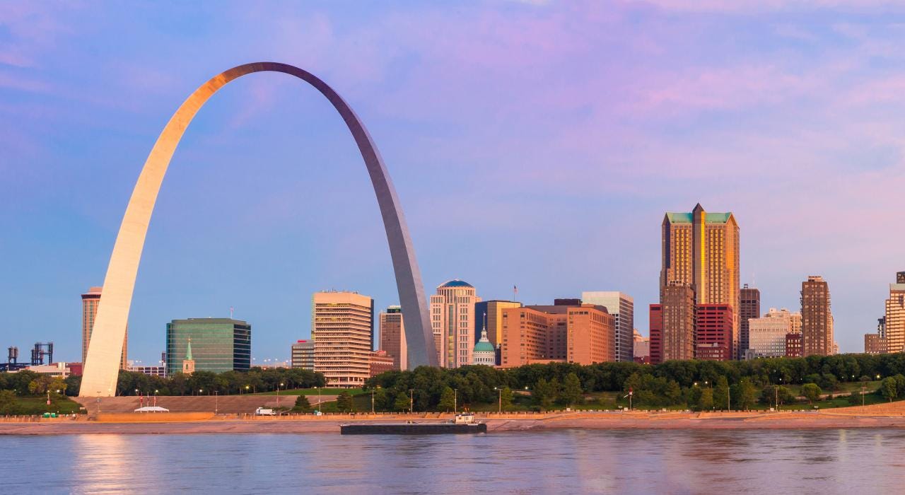 St Louis skyline
