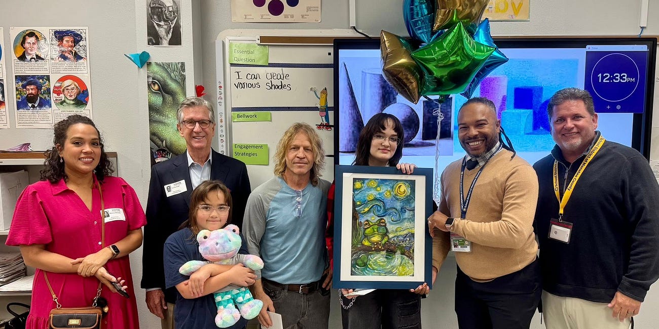 King Middle School Student’s Painting Chosen for Statewide Art in the Capitol Display