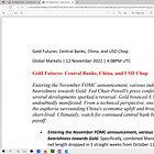 Buy Season Preview: Goldman’s Latest on Gold Walk Through 