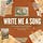 Write Me A Song | A Songwriting Podcast