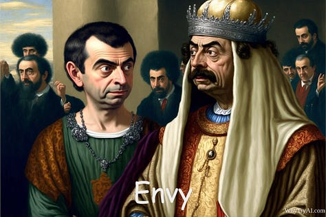 Sloth, Envy, and Wrath by Mr. Bean
