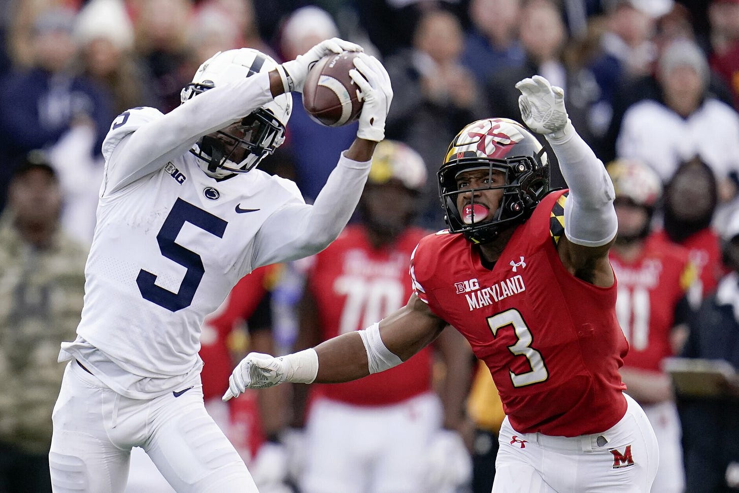 Dotson sets record, No. 22 Penn State beats Maryland 31-14 - WTOP News