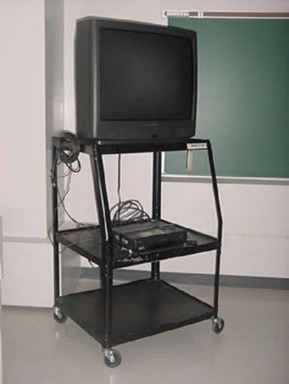 The school TV cart - what video comes to mind first? : r/nostalgia The school TV cart - what video comes to mind first? : r/nostalgia