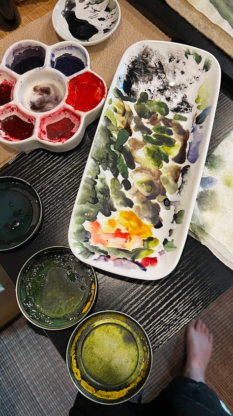 A gallery of art and art supplies in the Po Mo Chinese brush painting tradition