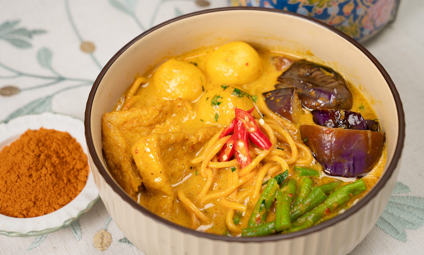 curry laksa fishball