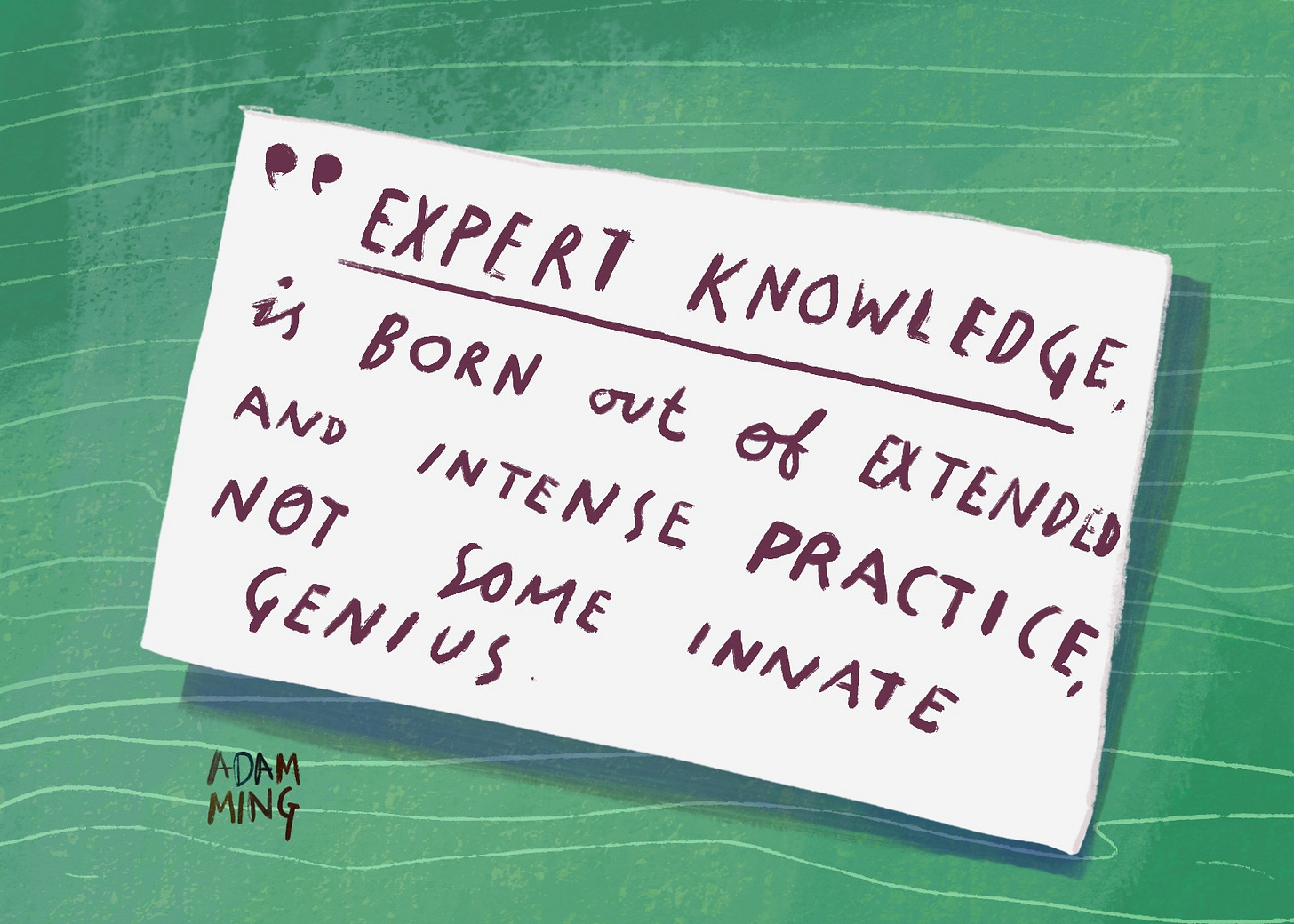 Title: Unearth Hidden Gems: Discover the True Influences Behind Your Favorite Creations  Meta Description: Dive deeper into the world of art, literature, and music by exploring the inspirations behind your favorite creators. Uncover the hidden gems that shaped their masterpieces!  SEO Keywords: hidden gems, influences, favorite creators, art, literature, music, inspirations, masterpieces  Header 1: Unravel the Mystery of True Artistic Influence  Have you ever wondered how your favorite creators come up with such captivating works of art? The truth is, most of the bestsellers and chart-toppers you encounter are often influenced by lesser-known artists, writers, and musicians. It's time to break free from the mainstream recommendations and dive into the world of hidden gems that truly shape the art we admire.  Header 2: Go Beyond the Bestsellers: Explore the Origins of Greatness  Discover the real source of artistic brilliance by seeking out the influences behind your favorite creators. Don't settle for popular recommendations – dig deeper into their inspirations to find the masterpieces that truly deserve your attention.  Header 3: Finding the Influences of Your Favorite Writers  Unlock the literary treasures that inspired your favorite authors by checking the "further reading" sections of their books. You'll be amazed by the wealth of knowledge and talent hidden behind the curtain of mainstream bestsellers.  Header 4: Get in Tune with the Music that Moves Your Favorite Artists  Find out what your favorite musicians listen to, and you'll uncover a whole new world of sound that has shaped their creative process. Discover the true foundations of their music and elevate your own listening experience.  Header 5: Trace the Artistic Lineage of Your Admired Visual Artists  Dive into the history of the artists you admire to uncover their influences and inspirations. By doing so, you'll gain a deeper understanding of the creative journey and find the hidden gems that have shaped the art world.  Header 6: Embrace the Artistic Journey: Become a Connoisseur of True Creativity  As you explore the influences behind your favorite creators, you'll not only discover hidden gems, but also develop a refined taste for true artistic mastery. Immerse yourself in this enriching journey and become a connoisseur of creativity – one who can truly appreciate the brilliance that lies beneath the surface of mainstream art, literature, and music.      adamming@hey.com write seo text for this: Expert Knowledge  Expert knowledge is the kind of thing that has no place in regular conversation. But when people start getting stuck in very specific situations, that’s where this knowledge shines. An expert can easily see your blind spots. And if you’re an expert then well, you’ll avoid the pitfalls so many others are falling into. Knowing what’s important, is the same as knowing what’s not important. If you remove enough of the unimportant things from your practice or habits or routines, all you will have left is expertise. Title: The Power of Expert Knowledge: Unleash Your Full Potential  Meta Description: Discover the importance of expert knowledge in overcoming challenges and avoiding pitfalls. Harness the power of expertise to optimize your habits, routines, and practices.  SEO Keywords: expert knowledge, challenges, pitfalls, expertise, habits, routines, practices  Header 1: The Hidden Value of Expert Knowledge in Everyday Life  Expert knowledge may not be the topic of everyday conversation, but it holds immense power in helping us navigate complex situations. When you're confronted with a specific problem, an expert's insights can illuminate your blind spots and provide invaluable guidance.  Header 2: Avoiding Pitfalls with the Help of Expertise  Experts possess the unique ability to foresee and prevent common mistakes that many others fall victim to. With expert knowledge at your disposal, you can successfully dodge these pitfalls and achieve a higher level of success in your endeavors.  Header 3: The Art of Discerning What's Important  Mastering the skill of distinguishing what is truly important from the trivial is a cornerstone of expert knowledge. By focusing on the essentials, you can streamline your practices, habits, and routines, maximizing efficiency and effectiveness.  Header 4: Refine Your Habits and Routines to Cultivate Expertise  Eliminating unimportant elements from your daily routines and habits is a critical step towards attaining expertise. By concentrating on the most significant aspects of your craft, you can accelerate your growth and hone your skills to an exceptional level.  Header 5: Embrace Expert Knowledge to Unlock Your Full Potential  Expert knowledge not only helps you overcome challenges and avoid pitfalls, but it also empowers you to unlock your full potential. Embrace the power of expertise and watch as it propels you towards greater heights in your personal and professional life.  Header 6: Finding Your Expert Guides: Where to Seek Expert Knowledge  To access the wealth of expert knowledge that's available, you need to know where to look. Seek out mentors, enroll in specialized courses, and immerse yourself in the literature of your field to gather the expert insights that will elevate your skills and guide you towards success.