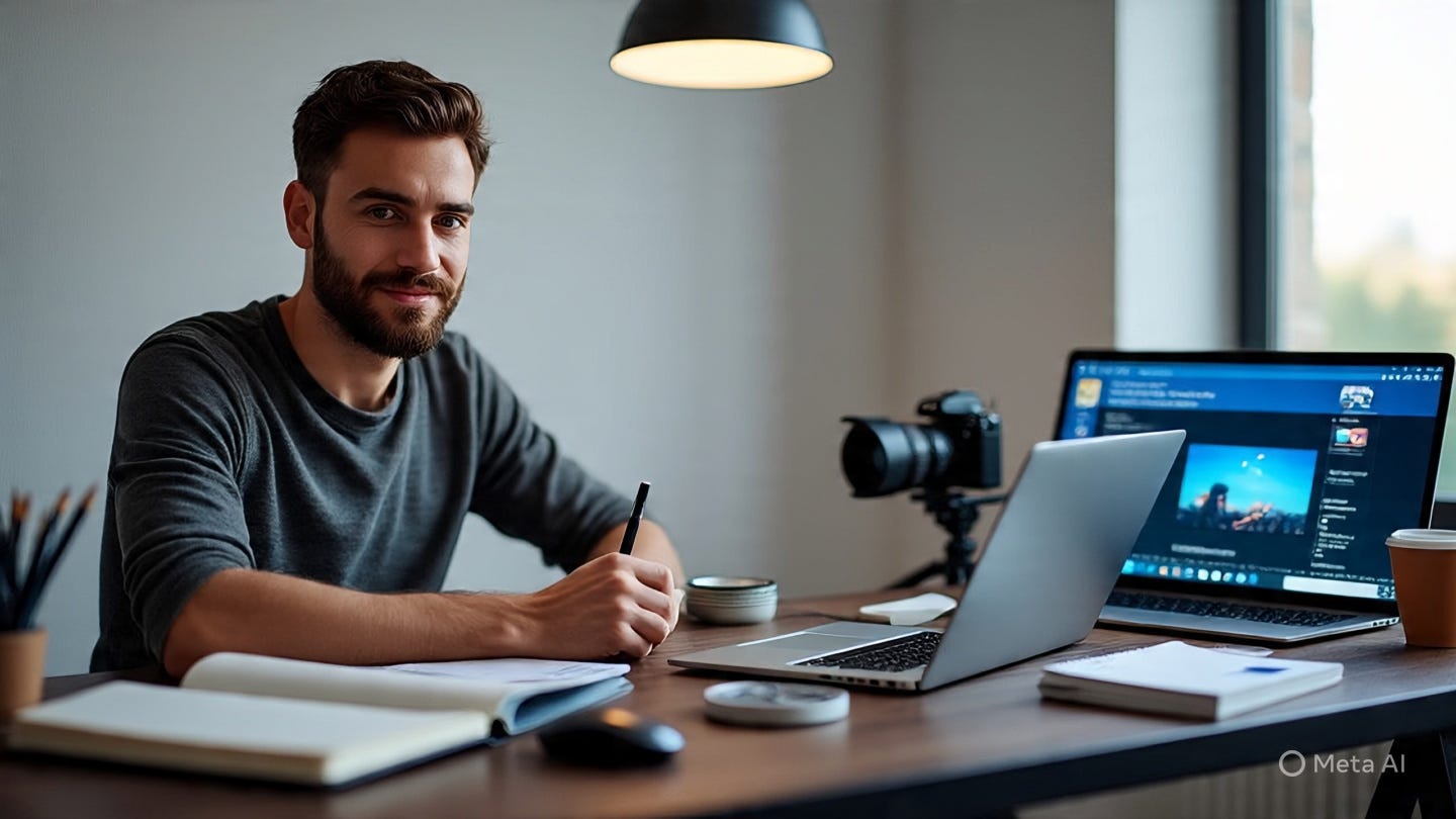 Image created using Meta AI. The prompt used to create the image is shared in the post