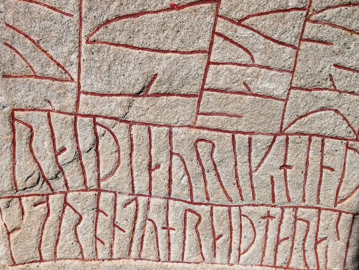 Stacked Runes THE RÖK RUNE STONE - Imelda Almqvist's Substack