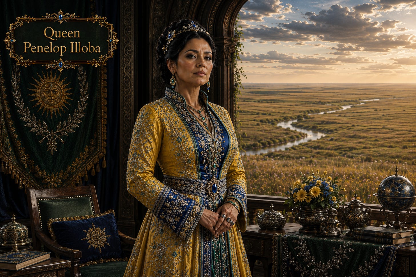 Queen Penlop Illoba - Leader of the Dinebar Pampas region
