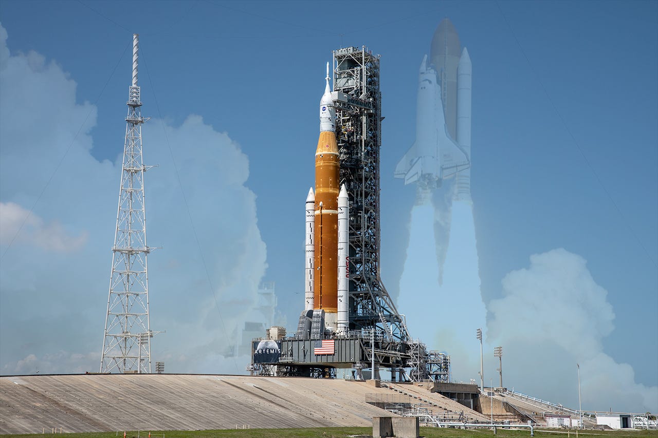 Return to flight: NASA's Artemis I mission to launch using space shuttle-used parts | collectSPACE Return to flight: NASA's Artemis I mission to launch using space shuttle-used parts | collectSPACE