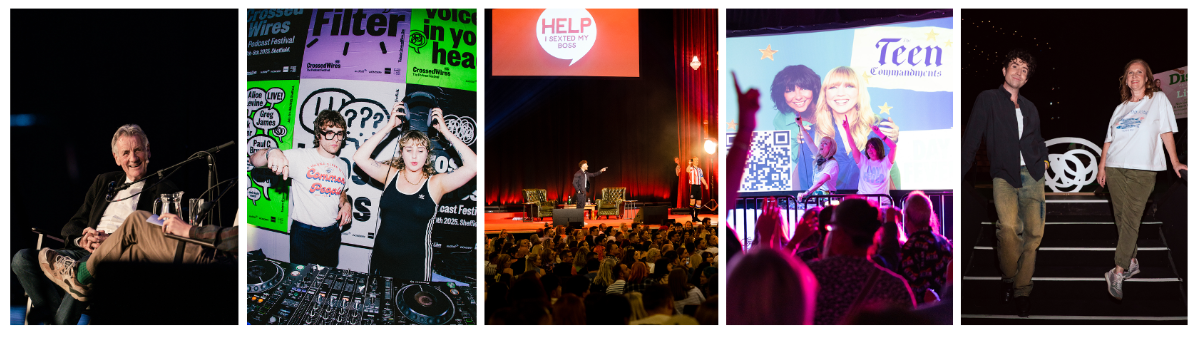 The world's biggest podcast festival
Crossed Wires announces first wave of acts for July 2026