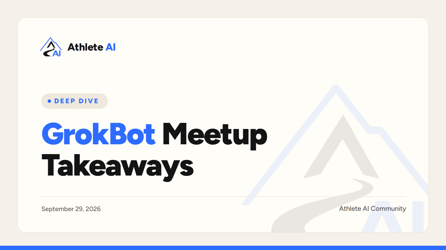 GrokBot / SpaceX AI Meetup Takeaways