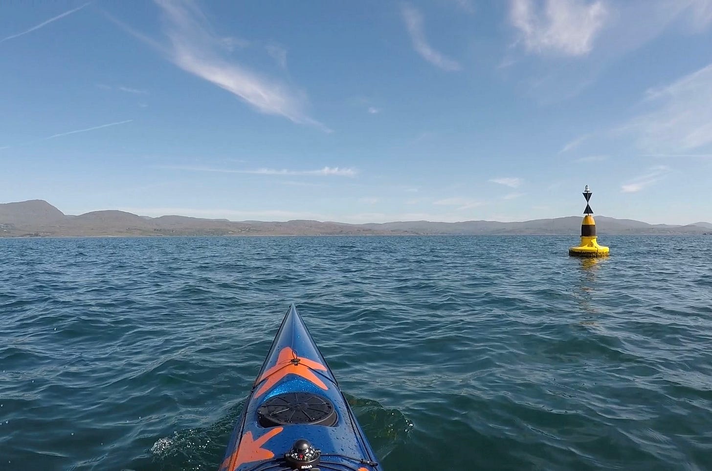 sea kayaking on Bantry Bay